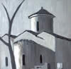 Church in Edremit, 2003,44x60,acrylic on board