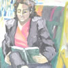 Maths teacher, 2004, 60x90, acrylic on board