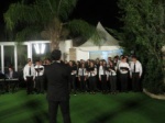 A Greek Cypruiot School class singing the German Anthem