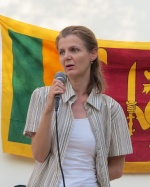 Ms Gosia Chrysanthou from the Nicosia Caritas