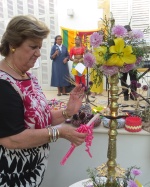 In the background is Sister Victorine