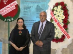 Ipek Karagöz Denizli and Nidai Güngördü, Mayor of Girne