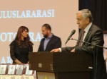 HE Mustafa Akinci next to Buket and her brother