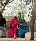 Indian tourists at Mount Nebo