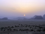 Sunset in Wadi Rum