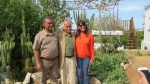 Hikmet with two art photographers Buket Özatay and Mehmet Gökyigit