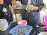 Oiling the outside/inside of two containers