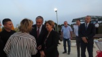 HE Mustafa Akinci and his wife Meral arriving at the event