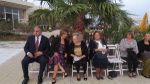 Meral Akinci chatting with Tulay, wife of Ali Nesim