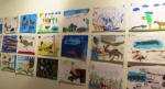 paintings of animals in a zoo