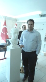 Bust of Ismet V. Güney done by Dr. Raif Demililer