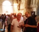 The artist and Salih Mustafa Cizel