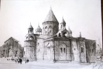 An ink drawing I bought from an Armenian artist who was working in front of a church...